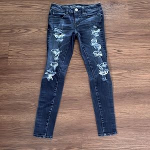 American Eagle Outfitters Distressed Skinny Jeans
